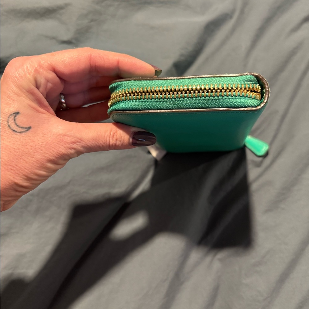 Coach Teal Women's Wallet - Picture 7 of 8